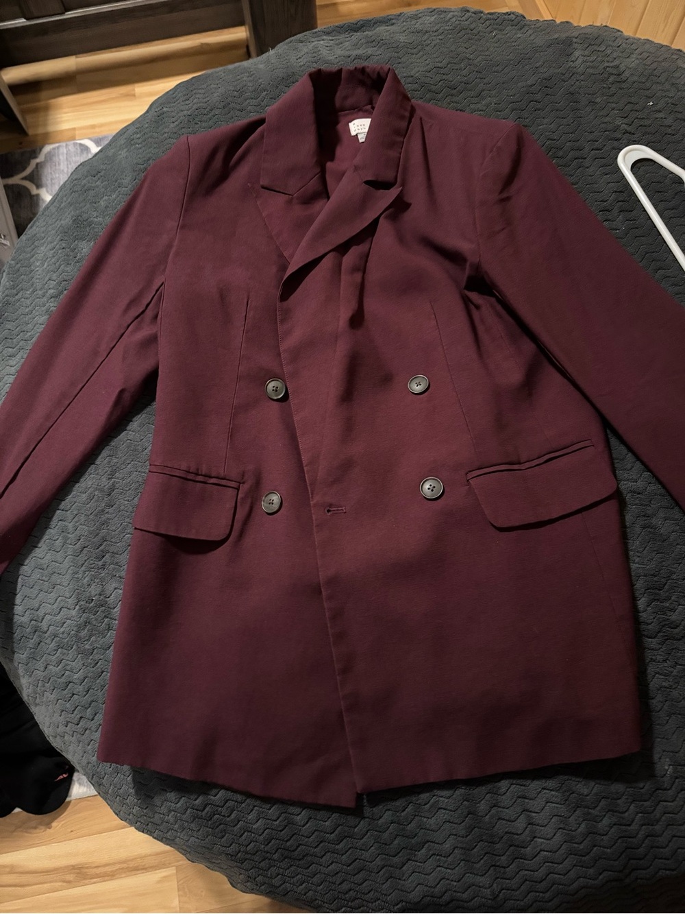 Maroon Collar Jacket